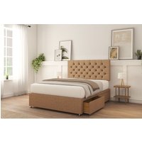 Mayfair Dumfries Bed Set 4 Drawers Mattress & 26" Headboard Light King