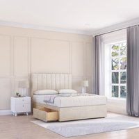 Kansas Plush Bed Set 4 Drawers Mattress & 54" Headboard Double