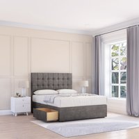 Alabama Naples Bed Set 4 Drawers Mattress & 54" Headboard Double