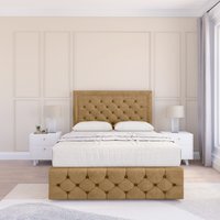 Vienna Plush Bed Set No Drawers Mattress & 54" Headboard Light Double