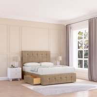 Cambridge Naples Bed Set No Drawers Mattress & 54" Headboard Light Super King