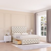 Watson Plush Bed Set 2 Drawers Mattress & 54" Headboard King