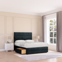 Monaco Naples Bed Set 2 Drawers Mattress & 54" Headboard Super King