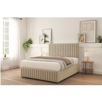 Sloomy Madison Plush Bed Set, No Drawers Mattress & 26" Headboard in Cream | Size: King