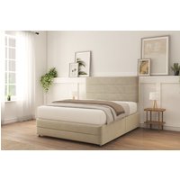 Monaco Plush Bed Set No Drawers Mattress & 26" Headboard King
