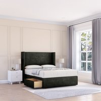 Devonshire Dumfries Wingback Bed Set No Drawers & 54" Floor Standing Headboard Double