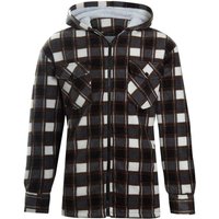 Hooded Fleece Lined Shirt