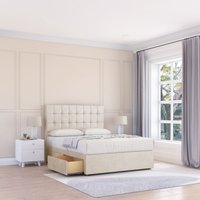 Alabama Plush Bed Set No Drawers Mattress & 26" Headboard Super King