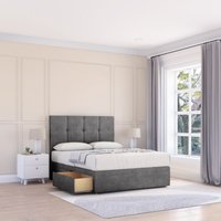 Jasmine Plush Bed Set No Drawers Mattress & 26" Headboard Single