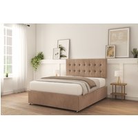 Alabama Naples Bed Set No Drawers Mattress & 26" Headboard Light Double