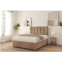 Highbury Naples Bed Set No Drawers Mattress & 26" Headboard Light Double
