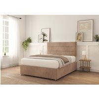 Texas Naples Bed Set No Drawers Mattress & 26" Headboard Light Double