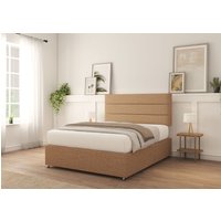 Texas Dumfries Bed Set No Drawers Mattress & 26" Headboard Light King