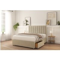 Kansas Plush Bed Set 2 Drawers Mattress & 26" Headboard Single