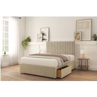 Manhattan Plush Bed Set 2 Drawers Mattress & 26" Headboard Double