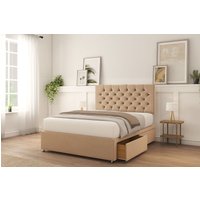 Mayfair Plush Bed Set 2 Drawers Mattress & 26" Headboard Super King