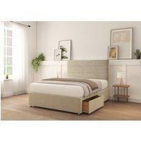 Texas Plush Bed Set 2 Drawers Mattress & 26" Headboard Single