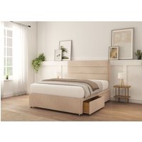 Texas Naples Bed Set 2 Drawers Mattress & 26" Headboard Light Double