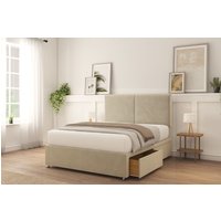 Montana Plush Bed Set 4 Drawers Mattress & 26" Headboard Double