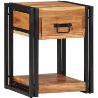 Nightstand 40x35x50 cm Solid Acacia Wood x 35 x 50 cm