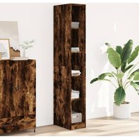 Wardrobe Smoked Oak 30x50x200 cm Engineered Wood x 50 x 200 cm