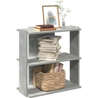 Berkfield Home Bookcase 3-Tier Concrete Grey 60x30x60 cm Engineered Wood | Size: 60 x 30 x 60 cm