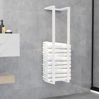 Berkfield Home Towel Rack White 25x20x95 cm Steel | Size: 25 x 20 x 95 cm
