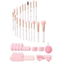SHEONLY 40Pcs Makeup Brush & Tool Set in Pink