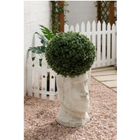 Living and Home 28cm Faux Green Eucalyptus Boxwood Decorative Grass Ball for Wedding & Home Décor