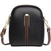 PU Leather Mini Crossbody Phone Bag Adjustable Strap