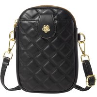 PU Leather Quilted Mini Crossbody Phone Bag