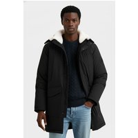 Thicken Mid Length Padded Coat Jacket Hood