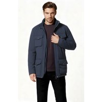 Solid Stand Up Collar Jacket