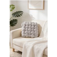 Plush Woven Cube Cushion Sofa & Bedroom