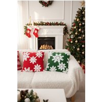 2Pcs Christmas Theme Decorative Throw Pillows cm x 45 cm