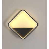 Sleek Square LED Wall Light 20W 3000K Warm White Aluminium