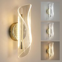 Creative LED Wall Light 16W Spiral Design 3000K 4500K 6500K