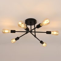 Modern Ceiling Light 6 Light Industrial Design