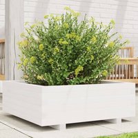 Garden Planter 70x70x26.5 cm Solid Wood Pine