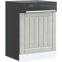 Berkfield Home Dishwasher Panel Lucca Concrete Grey Engineered Wood