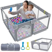portable Playpen Toddlers Safety Gate & Sturdy Yard Enclosure