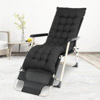 Thick Ventilated Recliner Cushion Easy Clean Outdoor Chair Pad