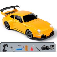 Remote Control Drift Car LED Lights High Speed 4WD Rechargeable Sports Toy