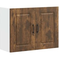 Kitchen Wall Cabinet Kalmar Smoked Oak Engineered Wood