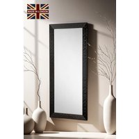 Yearn Mirrors Wave Gloss Black Full length mirror 168.5x77cm | Size: 168.5x77 cm