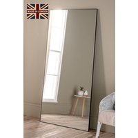 Yearn Mirrors Large Full Length Minimal Mirror Black 180x90cm | Size: 180x90 cm