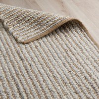 Petton Hand Woven Jute & Wool Rug Natural & cm x 180 cm