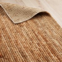 Leys Hand Knotted Jute Rug Natural & cm x 180 cm