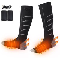 Ezysleep Rechargeable Heated Socks in Grey