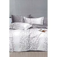 Ezysleep Silver Nature Printed Duvet Set | Size: Double